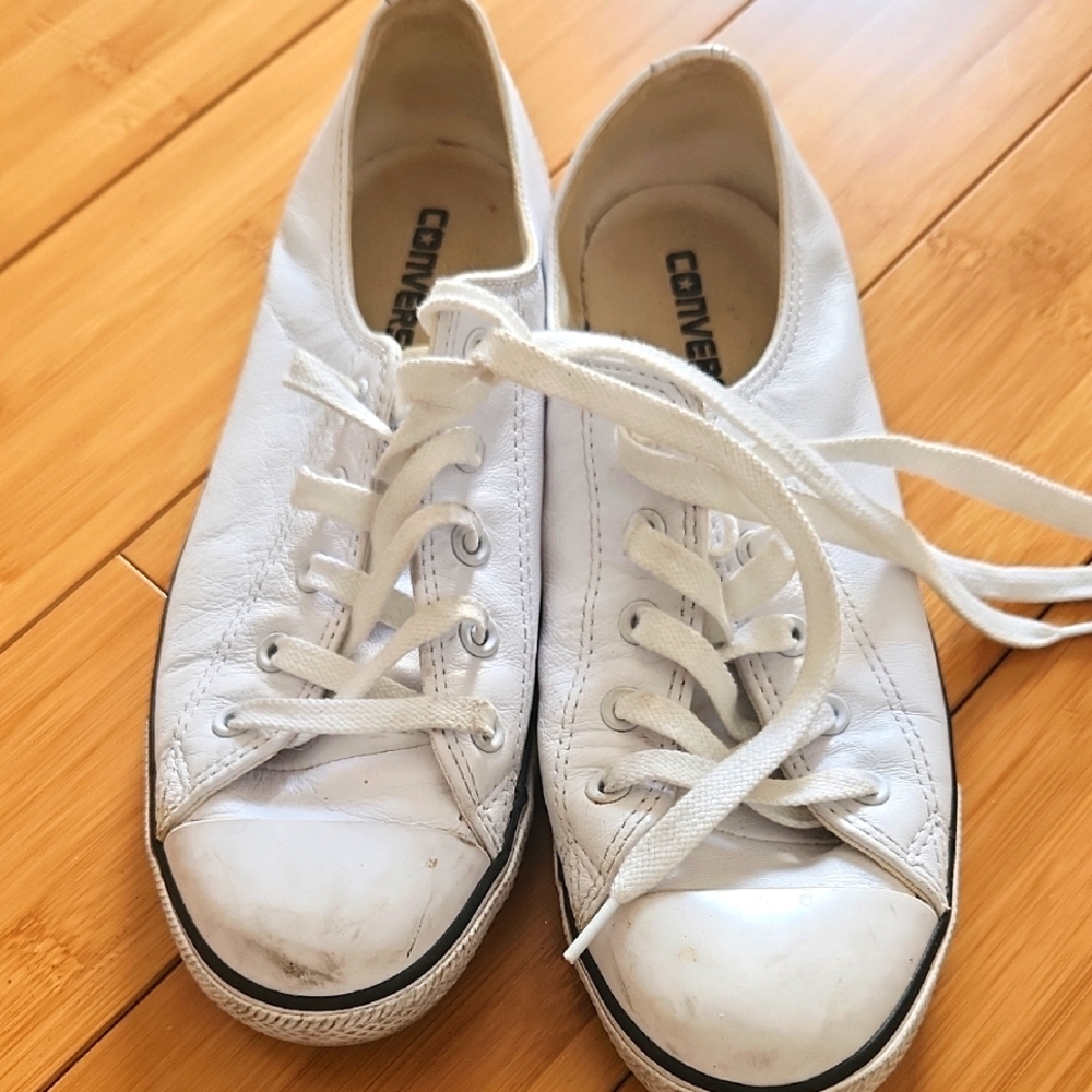 Converse White Low-Top Sneakers 9